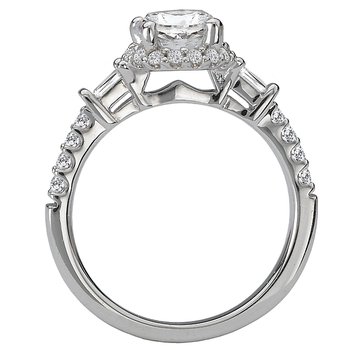 Halo Semi-Mount Diamond Ring 115291-100