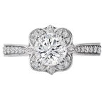 LaVie Halo Semi-Mount Diamond Ring 115402-100