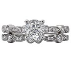 LaVie Classic Semi-Mount Diamond Ring 115431-RD075