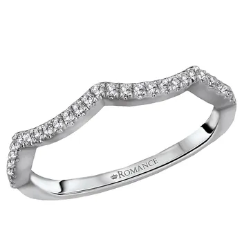 Scalloped Matching Band 119238-WK