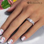 Romance Two Tone Semi-Mount Diamond Ring 160024-RD100TR