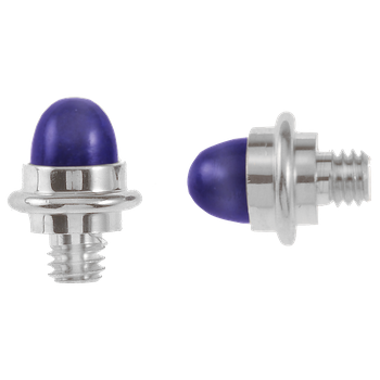 Lapis Lazuli cabochons Sterling Bracelet Tips VHB 932 LL