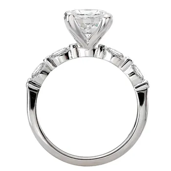 Semi-Mount Diamond Engagement Ring 160050-OV300