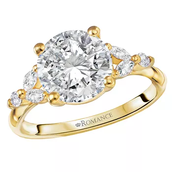 Diamond Semi-Mount Engagement Ring 160125-RD200Y