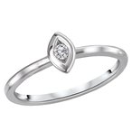 Eleganza Ladies Fashion Diamond Ring 711816-7