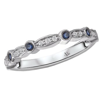 Sapphire and Diamond Band 115420-W