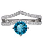 Tesoro Ladies Fashion Gemstone Ring 212040-BTW