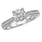 LaVie Classic Semi-Mount Diamond Ring 115200-RD100