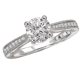 Classic Semi-Mount Diamond Ring 115200-RD100