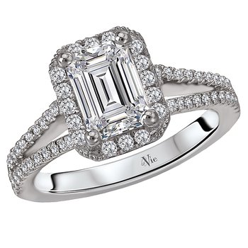 Split Shank Semi-Mount Diamond Ring 115297-100