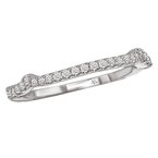 LaVie Curved Wedding Band 115166-W