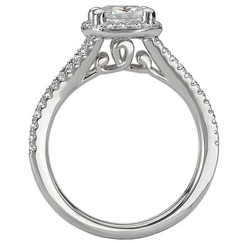 Split Shank Semi-Mount Diamond Ring 115296-100