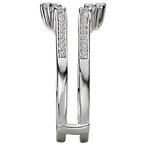 LaVie Diamond Wrap Wedding Band w/Guard 113933-WRAP