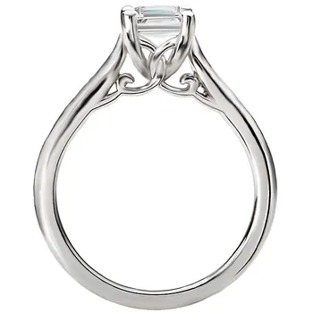 Solitaire Semi-Mount Diamond Ring 160064-EM100