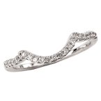LaVie Curved Wedding Band 115142-W