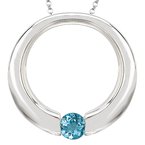 Eleganza Ladies Fashion Gemstone Pendant 844002-BT