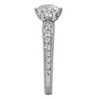 LaVie Peg Head Semi-Mount Diamond Ring 115231-100