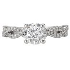 LaVie Braided Semi-Mount Diamond Ring 115167-100