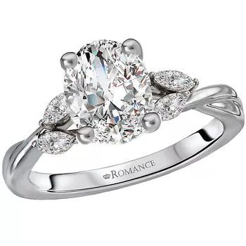 Classic Semi-Mount Diamond Ring 160112-OV150PT
