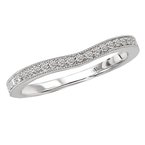 LaVie Curved Wedding Band 115223-100W
