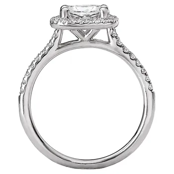 Halo Semi-Mount Diamond Ring 119137-100K