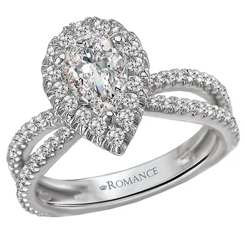 Halo Semi-Mount Diamond Ring 119154-PS100K