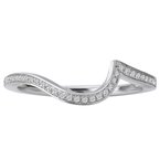 LaVie Curved Wedding Band 115408-100W