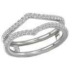 LaVie Matching Diamond Wrap Ring with Guard 113911-WRAP
