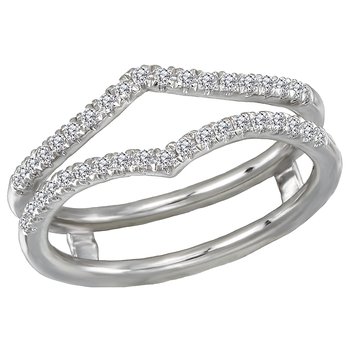 Matching Diamond Wrap Ring with Guard 113911-WRAP
