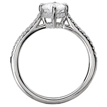 Diamond Semi-Mount Engagement Ring 160139-OV100