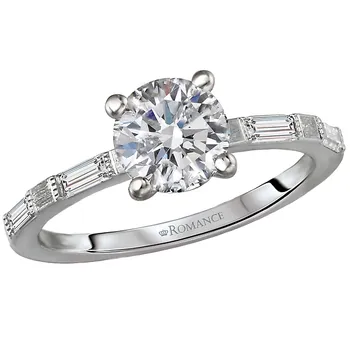 Diamond Semi-Mount Engagement Ring 160154-RD100