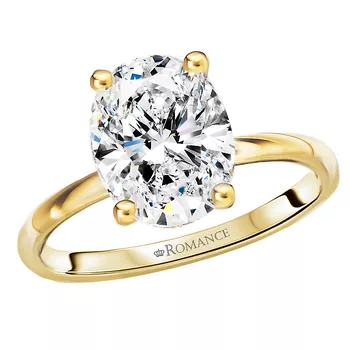 Lab Grown Diamond Hidden Halo Engagement Ring 160151-OV300YLG