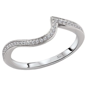 Curved Wedding Band 115408-100W