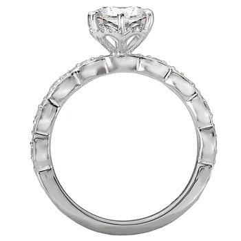 Halo Semi-Mount Diamond Ring 119216-RD100K