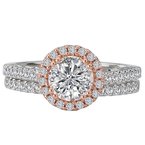 Romance Two Tone Semi-Mount Diamond Ring 117880-100TRK