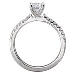 LaVie Classic Semi-Mount Diamond Ring 115474-OV075