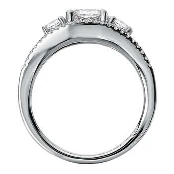 Diamond Semi-Mount Engagement Ring 160203-RD100