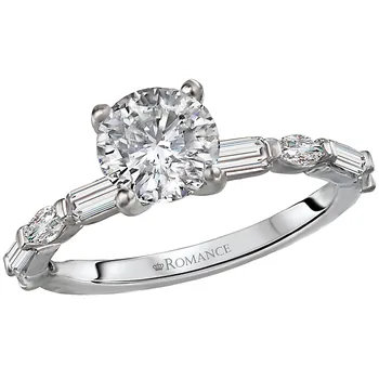 Semi-Mount Diamond Engagement Ring 160128-RD100