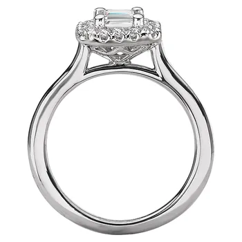 Halo Semi-Mount Diamond Ring 119155-EM100K