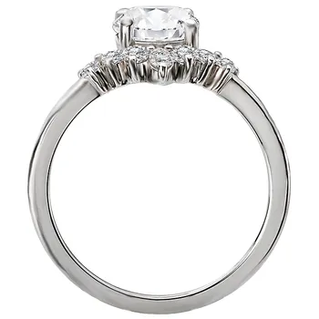 Diamond Semi-Mount Engagement Ring 160067-RD100