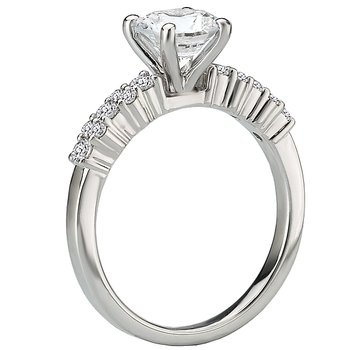 Peg Head Semi-Mount Ring 115250-S