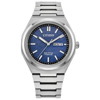 MEN ECO WR100 TI BRAC BLUE AW0130-85L