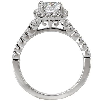Halo Semi-Mount Diamond Ring 115215-100