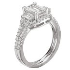 LaVie Halo Semi-Mount Diamond Ring 115107-100A