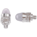 Alisa Bellatini Vari-tip Blue Chalcedony cabochons Sterling Bracelet Tips AO 12-100 BL CHAL