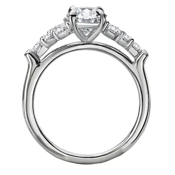Semi-Mount Diamond Engagement Ring 160200-RD100