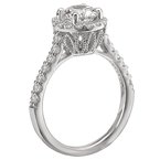 LaVie Round Halo Semi-Mount Ring 115114-100