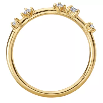 Diamond Straight Front Wedding Band 160337-WY