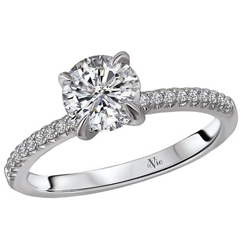 Classic Semi-Mount Diamond Ring 115427-RD100