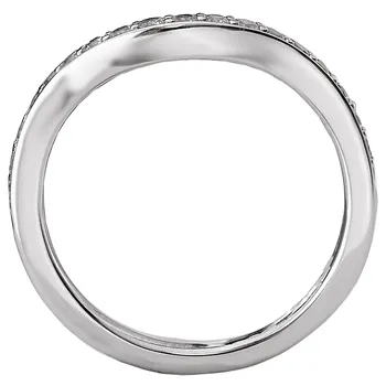 Curved Wedding Band 119135-100WK